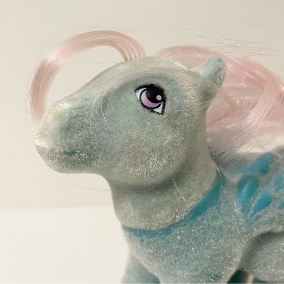 Vintage My Little Pony Flocked Wind Whistler Pegasus G1 Hasbro - Picture 3 of 13